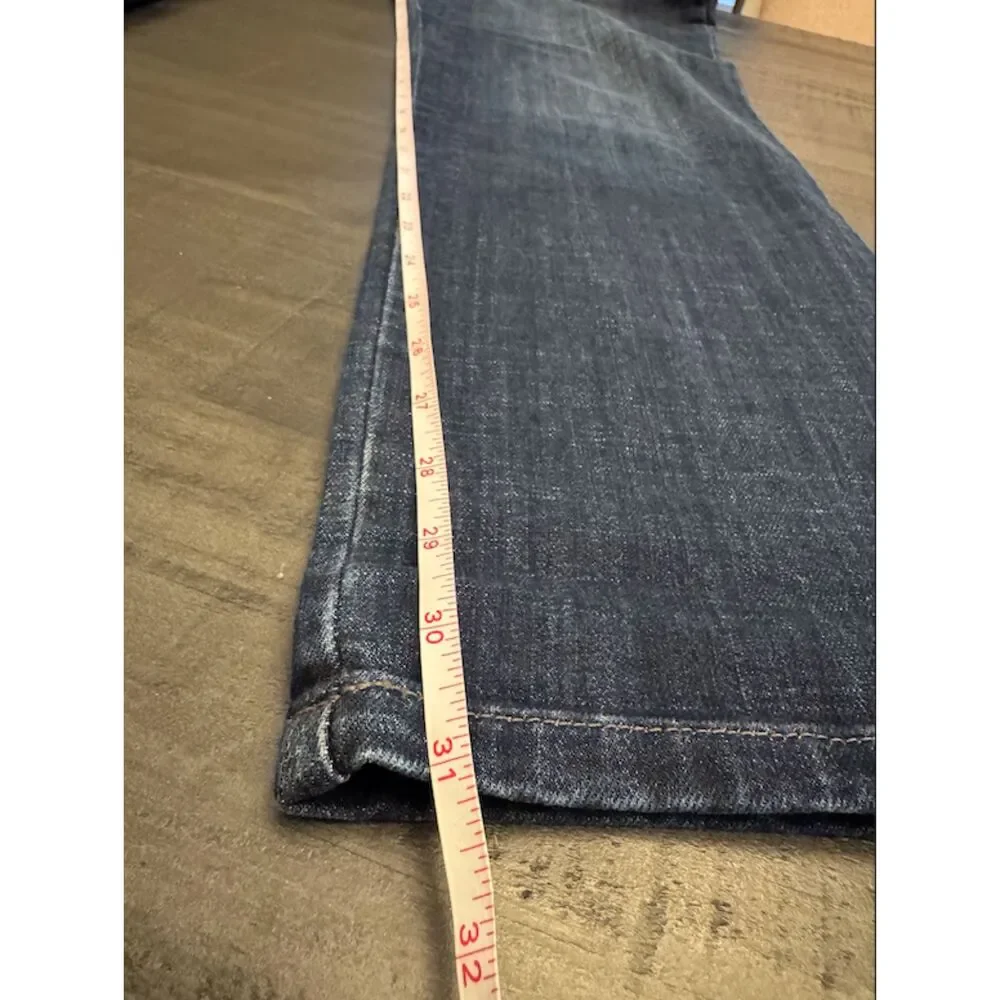 Lee Relaxed Fit Straight Leg Mid Rise Jeans - Sz 10M - Picture 10 of 13